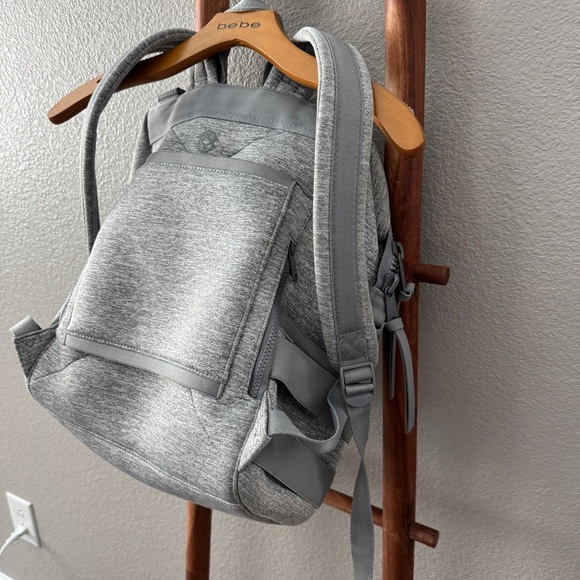 Dagne Dover Indi Diaper Bag Backpack Neoprene Large in Heather Grey - Picture 6 of 16